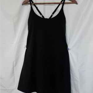 Black Mini Slip Dress with Adjustable Straps